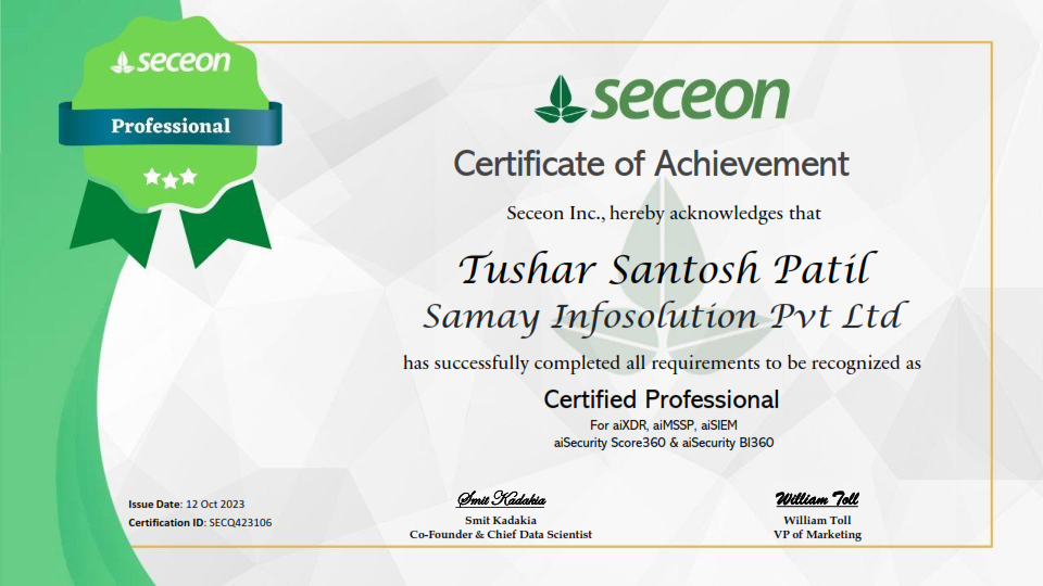 Certification